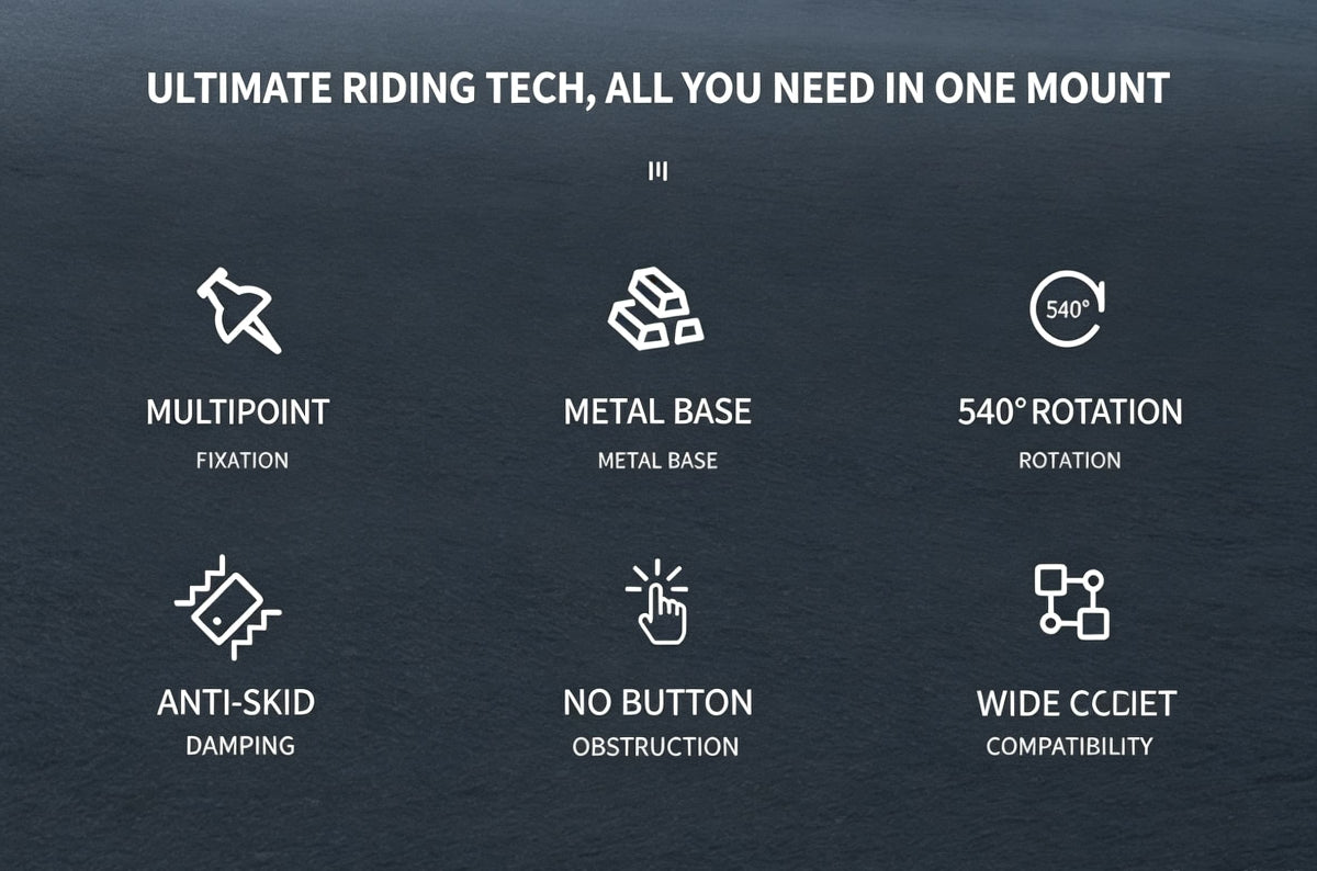 MOXEN Titan Pro - CNC Aluminum Phone Mount