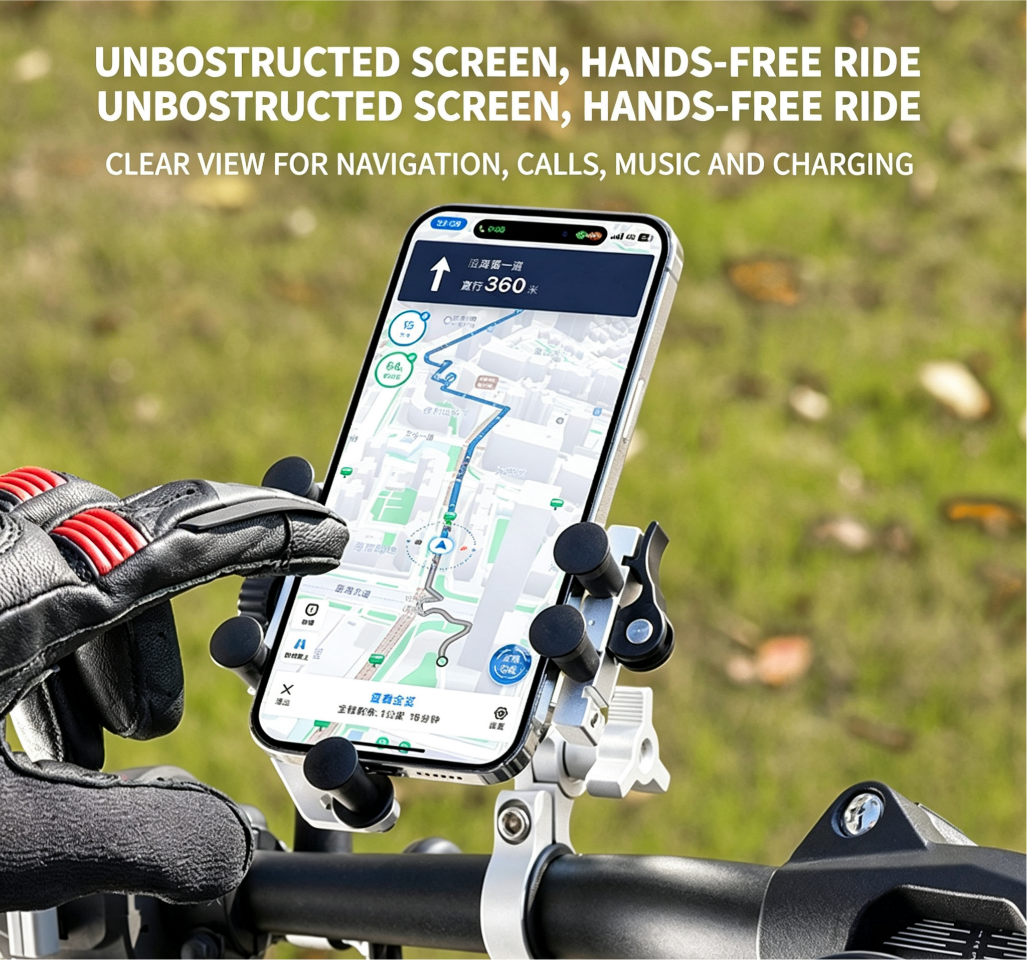 MOXEN Titan Pro - CNC Aluminum Phone Mount
