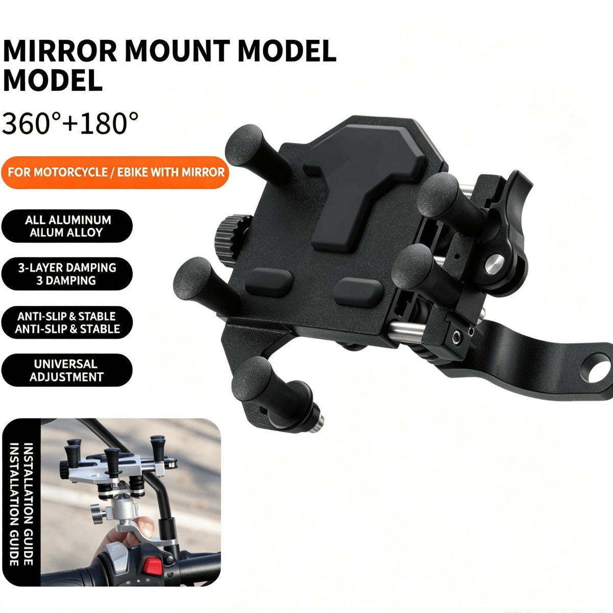 MOXEN Titan X - CNC Aluminum Phone Mount