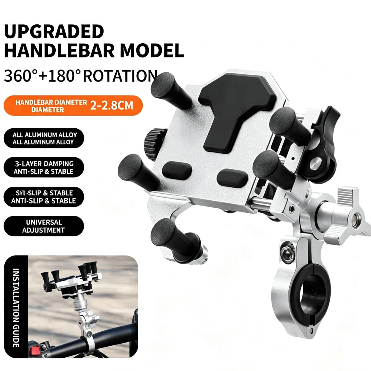 MOXEN Titan X - CNC Aluminum Phone Mount