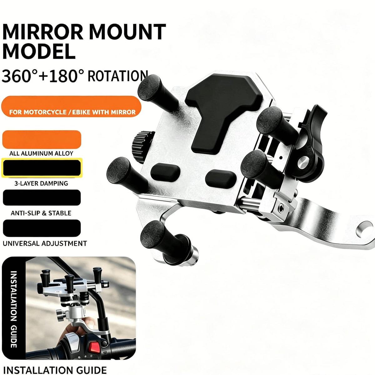 MOXEN Titan X - CNC Aluminum Phone Mount