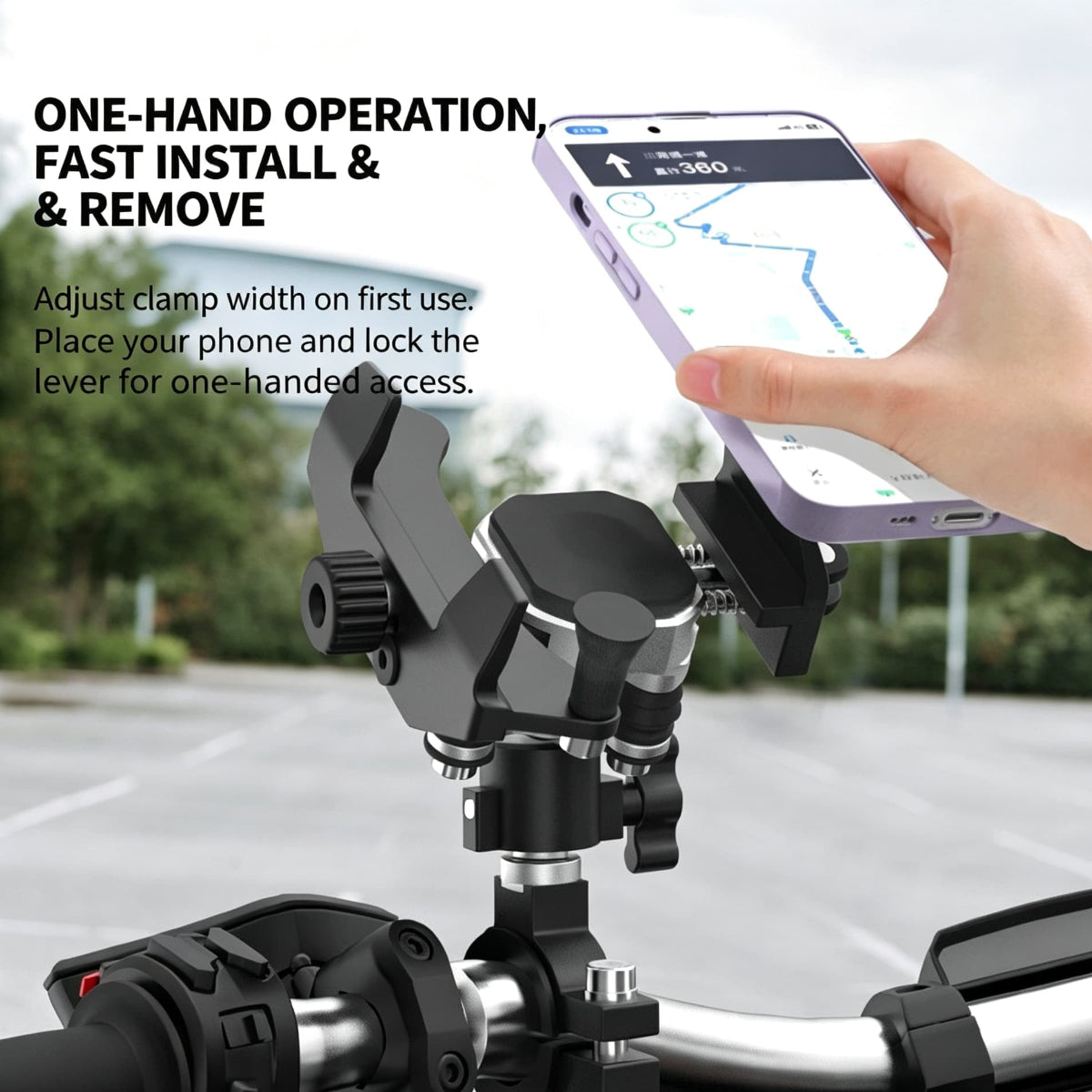 MOXEN Titan Ultra - CNC Aluminum Phone Mount