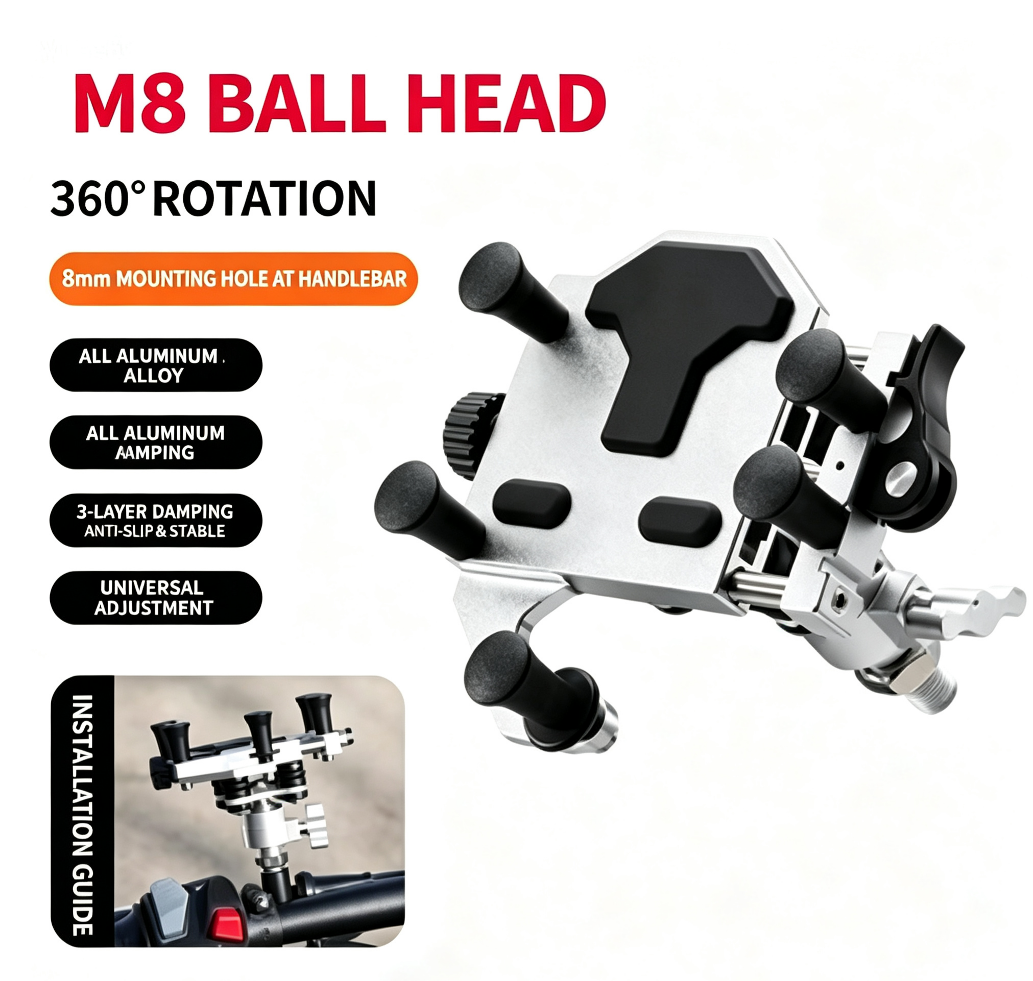 MOXEN Titan Pro - CNC Aluminum Phone Mount