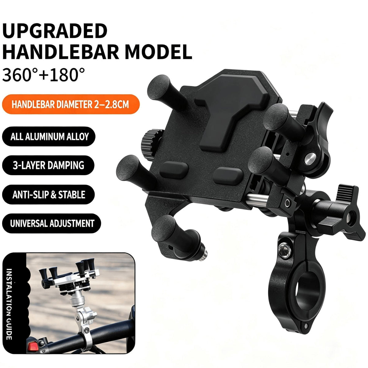 MOXEN Titan X - CNC Aluminum Phone Mount